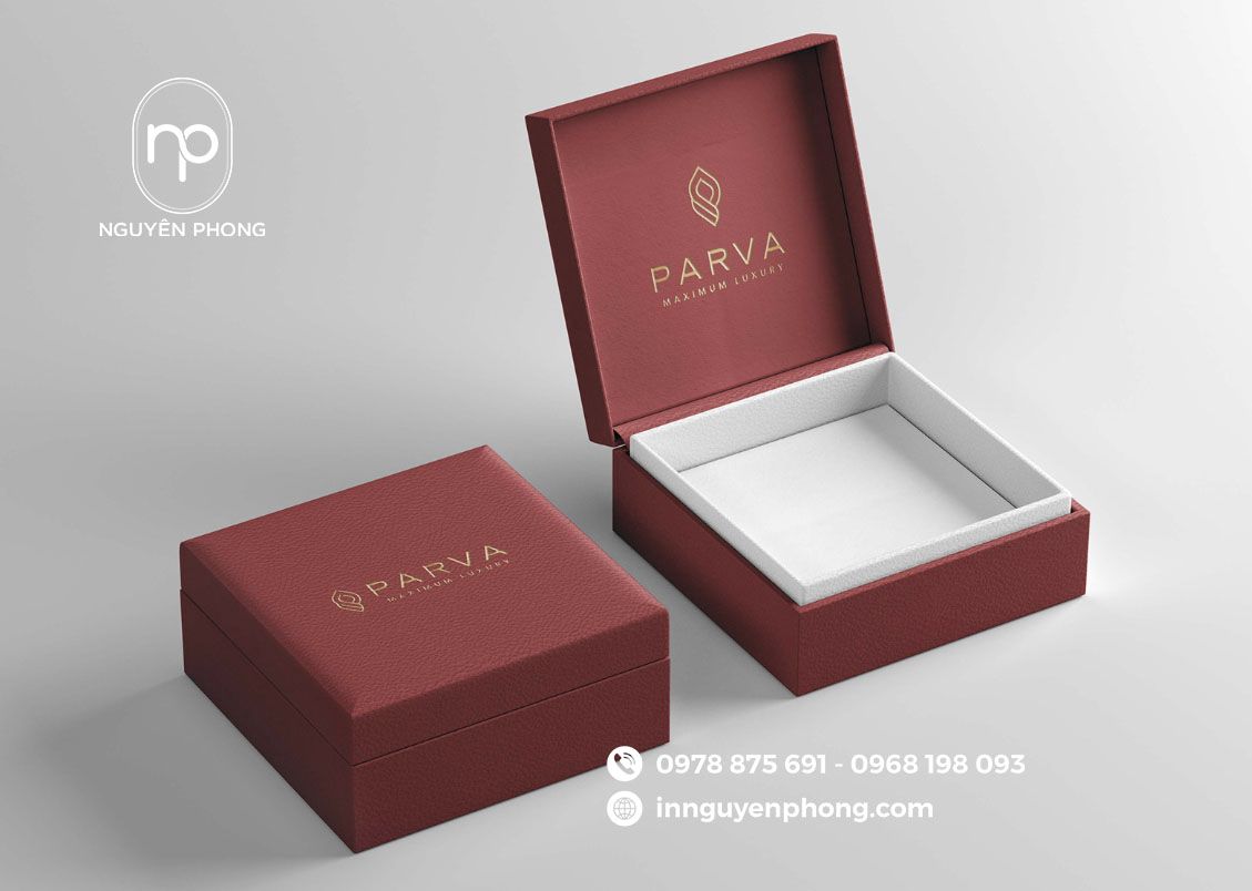 Mẫu hộp trang sức ấn tượng